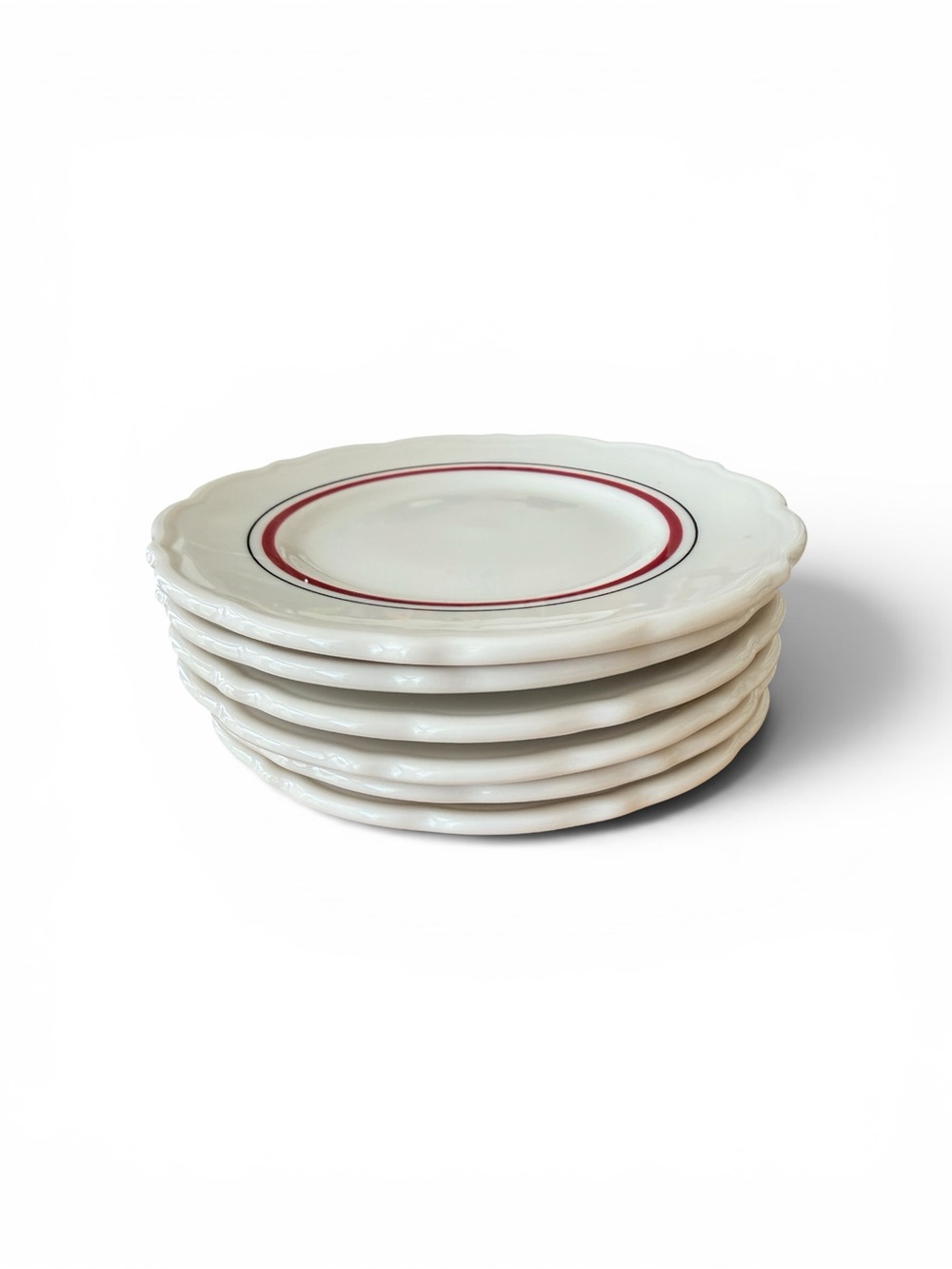 6 1950's Restaurant Bread and Butter Plates made in USA - Picture 4 of 13